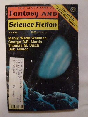 1979 April, Fantasy And Sci-Fi Magazine, George R. R. Martin Issac Asimov(MH440)