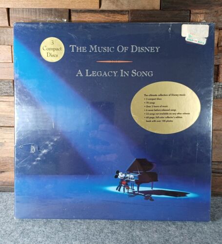 The Music of Disney A Legacy in Song 3 Compact Disc Boxed Set (1992) - Picture 1 of 1