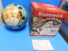 ! RARE THE SIMPSONS PIN PALS BRUNSWICK BOWLING BALL NEW IN BOX LOOK !
