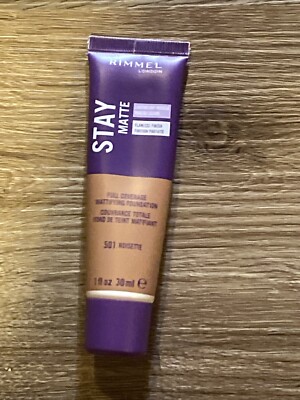 Rimmel Stay Matte Full Coverage Mattifying Mousse Foundation 501 Noisette