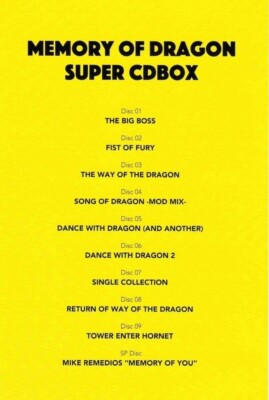 BRUCE LEE - MEMORY OF DRAGON SUPER CDBOX Soundtrack | eBay