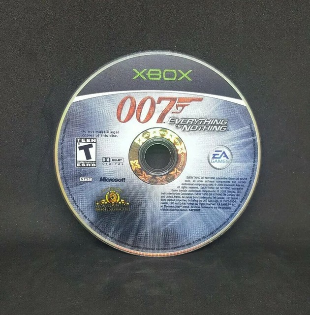 James Bond 007 Everything or Nothing XBox Original (EA Games