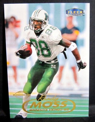 Randy Moss RC 1998 Fleer Traditional ROOKIE Card#237!Vikings