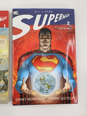 All Star Superman Vol 1, 2, DC, Grant Morrison, Frank Quitely, HC