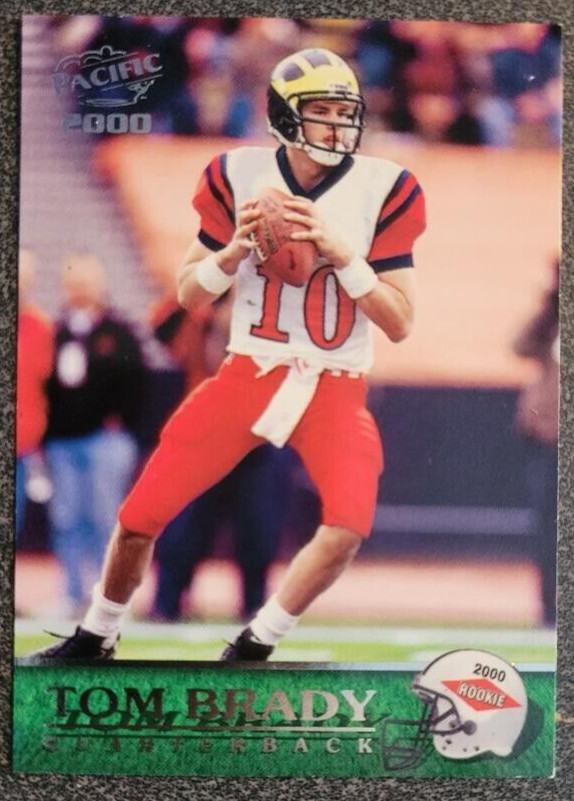 2000 Pacific Rookie Card Tom Brady #403 The Goat Future HOF Mint