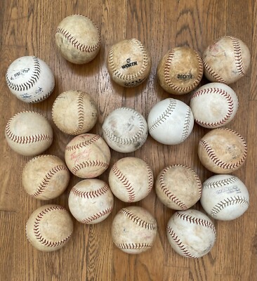 Lot De 15 Balles De Softball Dudley & Worth 12 Pouces - Pratique Et Jeu, Bon état