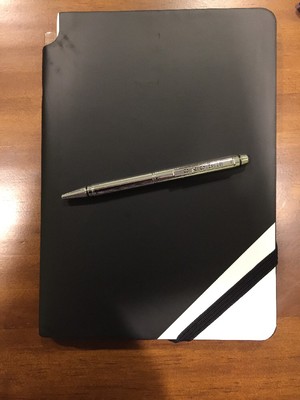 Cross Jotzone Journal with Pen, Medium White, 6'' x 8.5''
