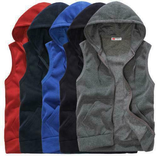 zip up hoodie vest