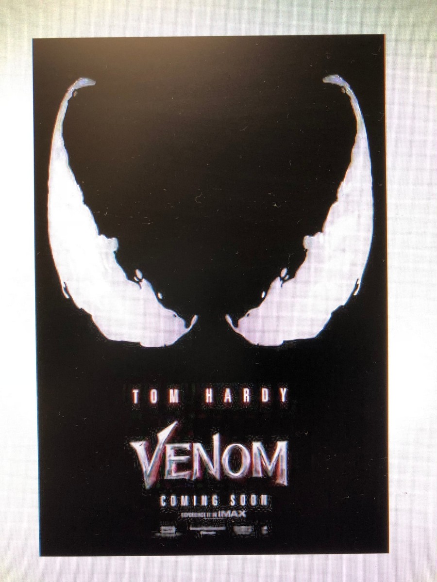 VENOM 24x36 POSTER MOVIE MARVEL TOM HARDY SPIDERMAN EDDIE BROCK
