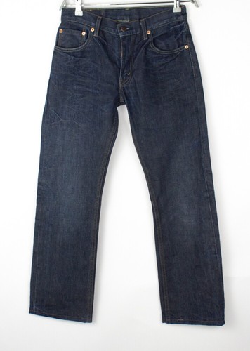 Jeans Levi's 501 Droite Homme Taille W38 L32 Noir Denim - Occasion Très Bon état Classique