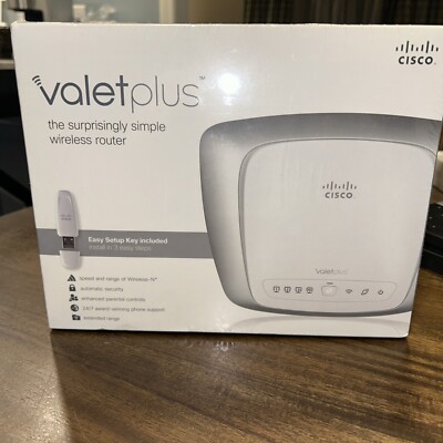 Linksys Valet Plus (M20) 300 Mbps 4-Port Gigabit Wireless N Router (Valet (M20))