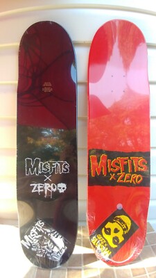 MISFITS 2 NOS NIS SKATE DECKS,pushead,samhain,danzig,metallica,zorlac,slayer