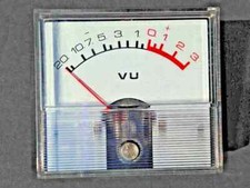 Anders KM-66 100uA Panel VU Meter Kyoritsu micro DC NOS