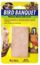ZOO MED BIRD BANQUET MINERAL BLOCK LARGE - FRUIT FORMULA - 142G