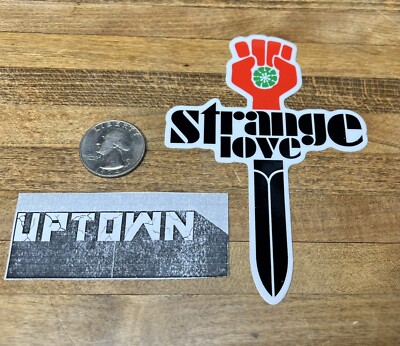 Strangelove Skateboards X Todd Bratrud  Hunter S Thompson Peyote Fist sticker