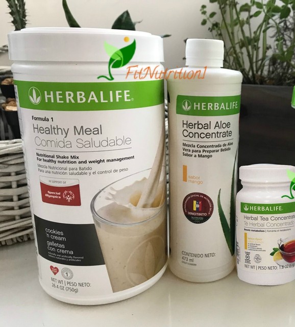 HERBALIFE START KIT FORMULA 1 750g, ALOE 473ml, TEA 1.8 Oz eBay