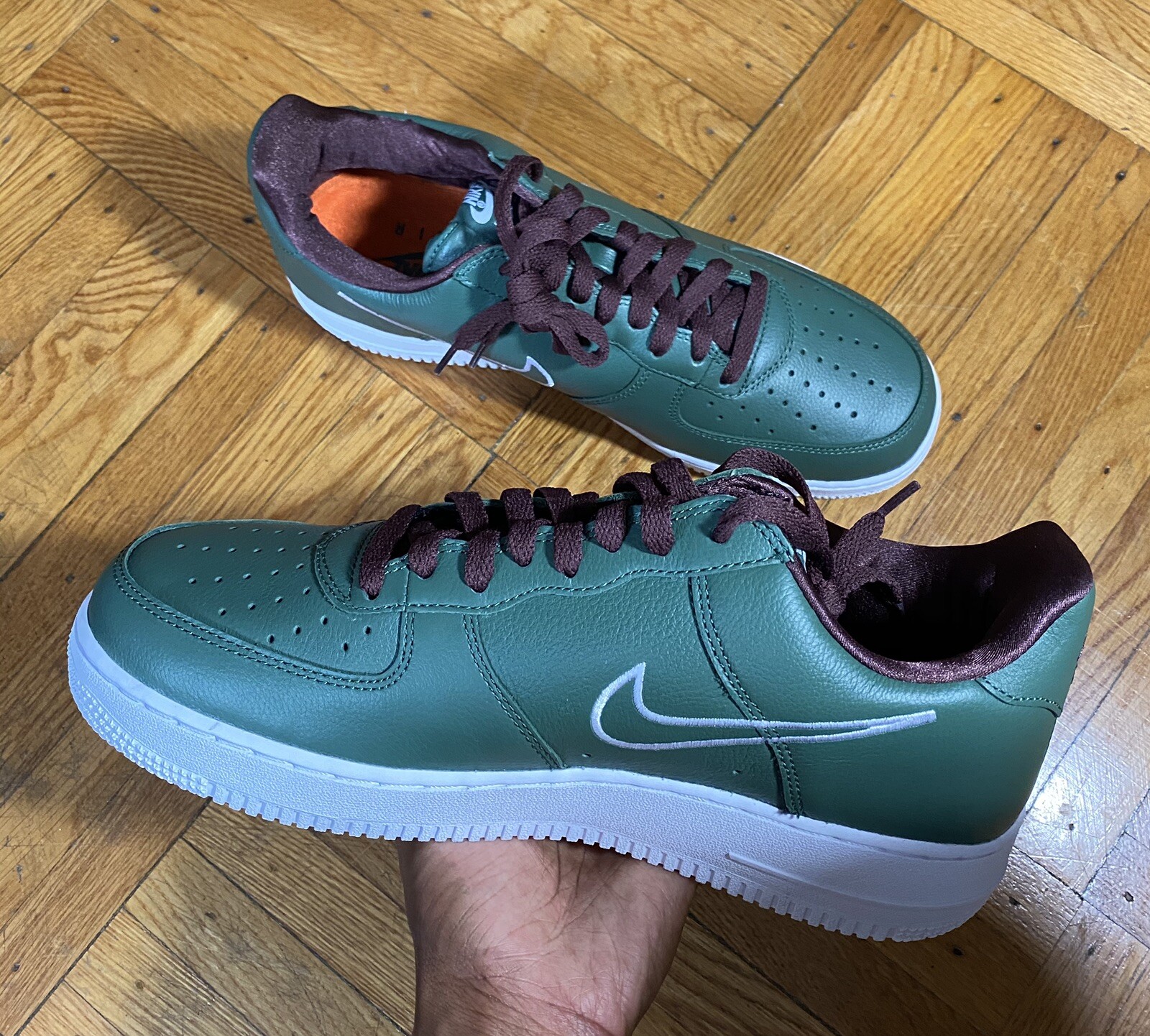 nike air force 1 forest green