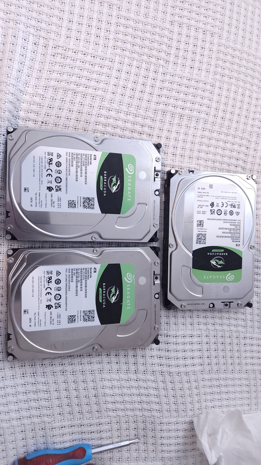 Seagate BarraCuda (5400RPM, 3.5-inch, 256MB Cache) 4TB Internal Hard Drive -...