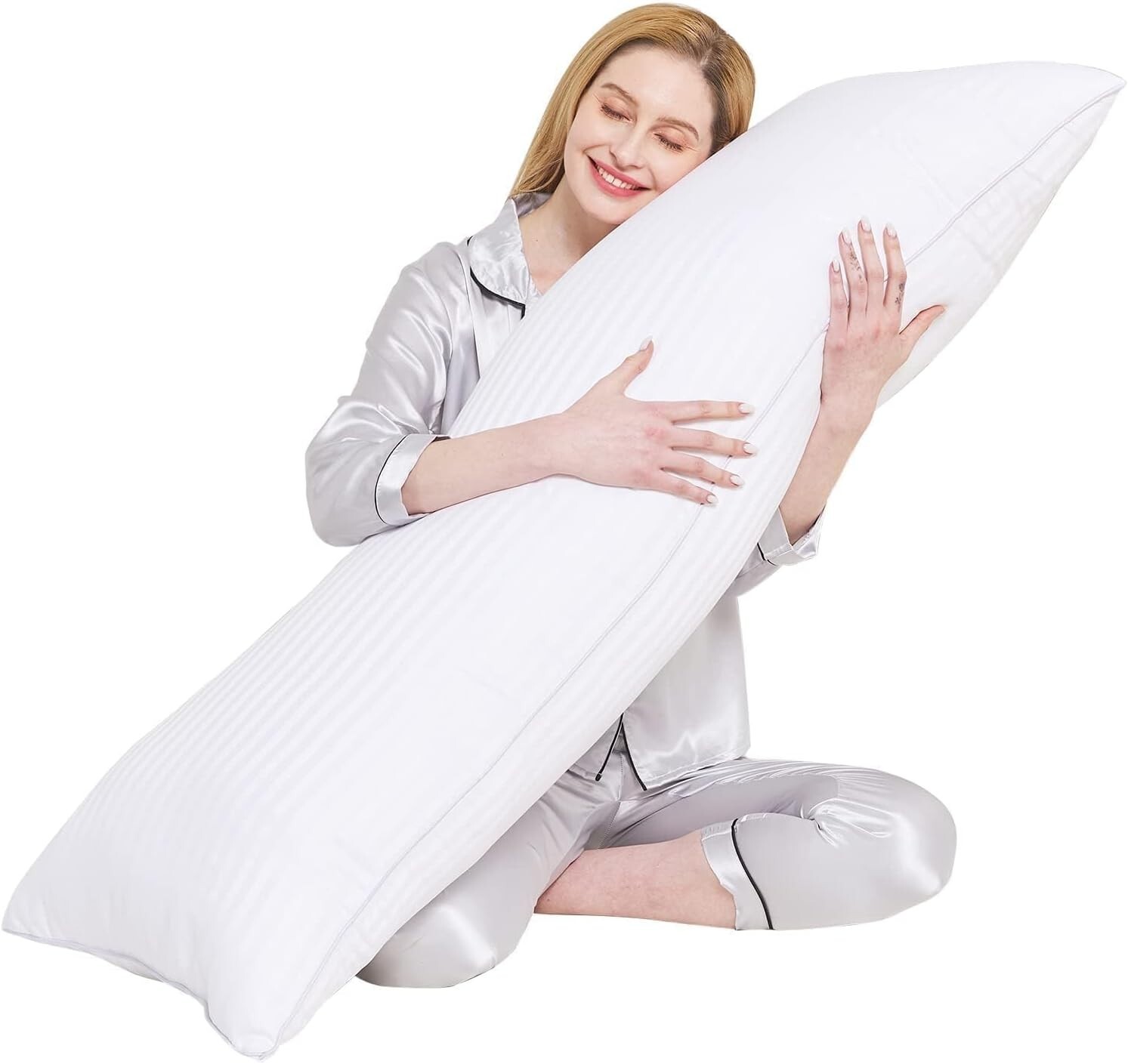 S For Adults Long Pillows For Sleeping 20x54 Firm Full Body 