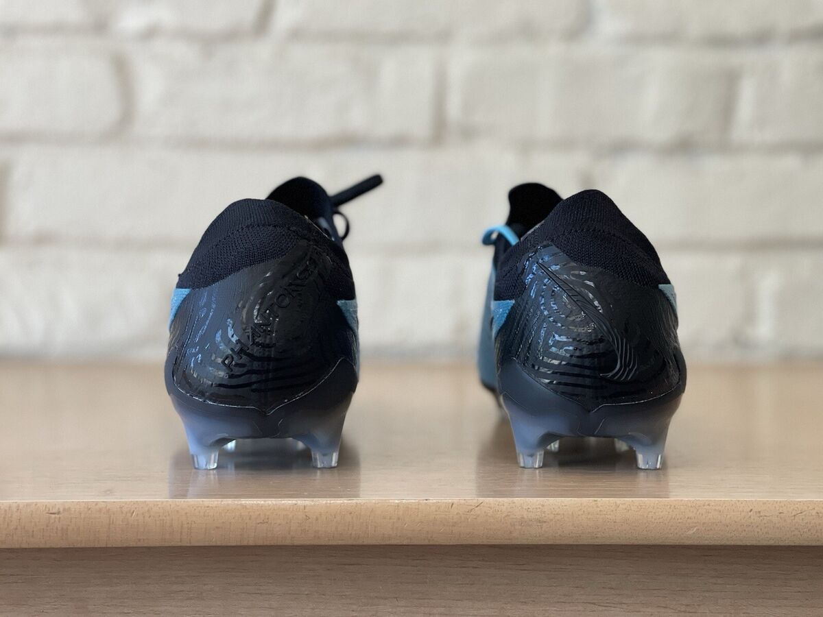 Nike By You Phantom GX Elite FG ACC Black Blue GripKnit Men Nike By You Phantom GX Elite FG ACC Black Blue GripKnit Men