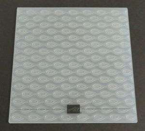 Stampin' Up BEADS & BAUBLES Embossing Folder Rain Drops Background 149713 Retire