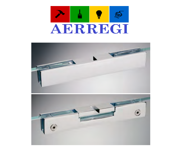 Binario Scorrevole Per Vetrina In Alluminio – Kit Doppia Guida Per Porte In Vetro 3-5 Mm