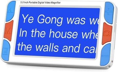 Multi-Purpose Digital Magnifier - 5 inch, 48X with AV Output & Long Battery Life