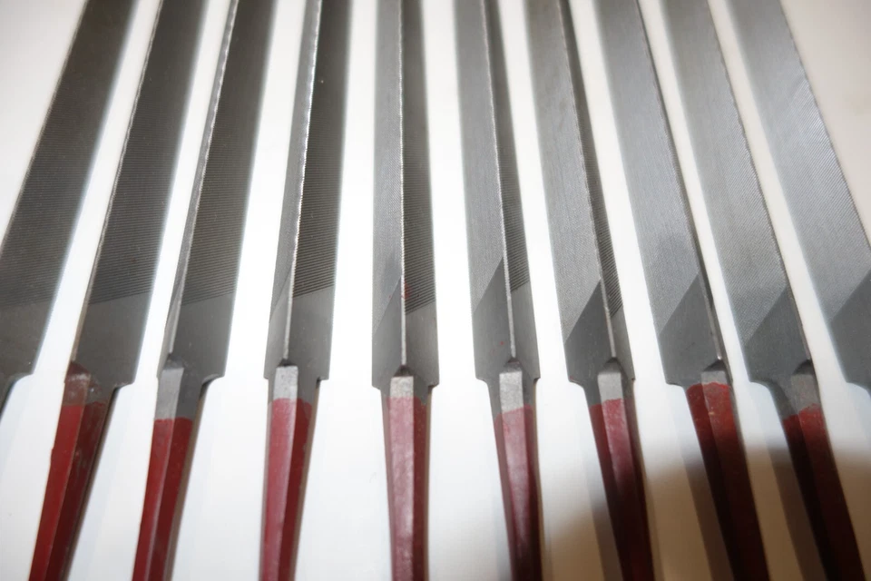 10 x Vintage Simonds Wallace Murray Taper S C 73-530500 Files 6" - Made in USA - Image 2 of 4