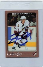 2006/07 O-Pee-Chee #385 Zbynek Michalek Coyotes Signed Auto *G2446