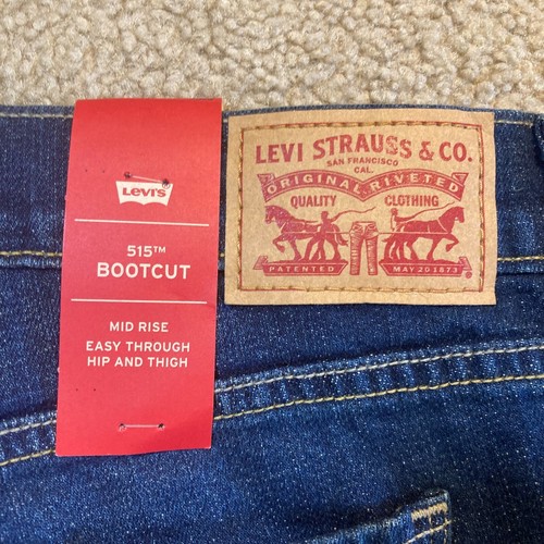 NEW Levi's Strauss 515 Womens Size 12M Jeans Classic Bootcut Denim Pants (32x32) - Picture 15 of 15