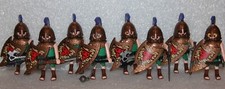 Playmobil R&ouml;mer 8 x " Barbaren Gr&uuml;n  "  4271 4273 4276  TOP  Zustand