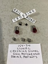 154-34 Lionel Crossing signal sign, Postcap, ...