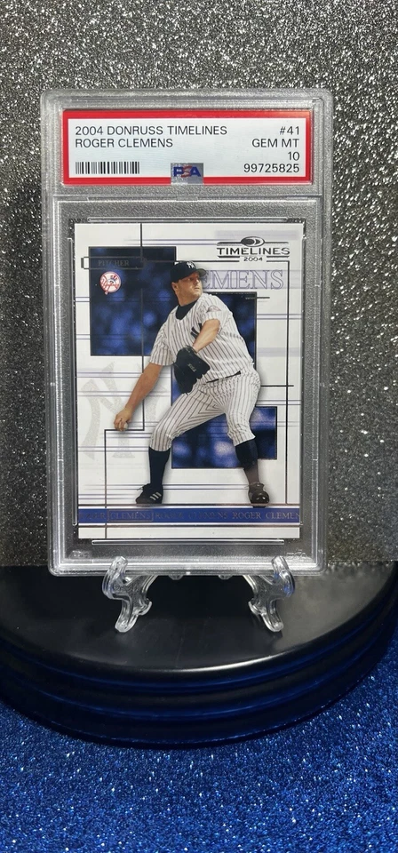 Roger Clemens  2004 Donruss Timeless   #41 PSA Gem Mint 10 - Image 2 of 4