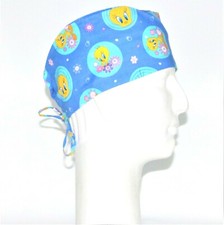 Tweety on Blue theme Scrub Hat