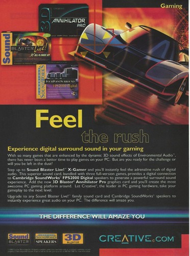 Vintage/Retro Creative Multi Gaming Product Print Ad Promo 2000 - Picture 1 of 2