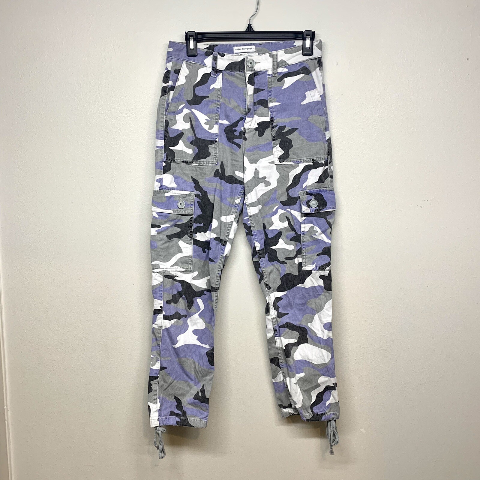 Urban Outfitters Blue Camo Cargo Pants Size 2 Gem