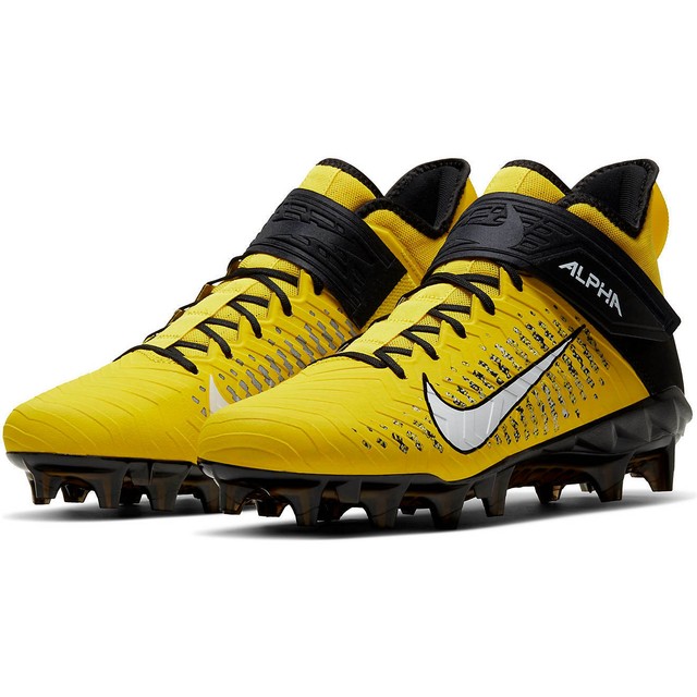 yellow nike football cleats