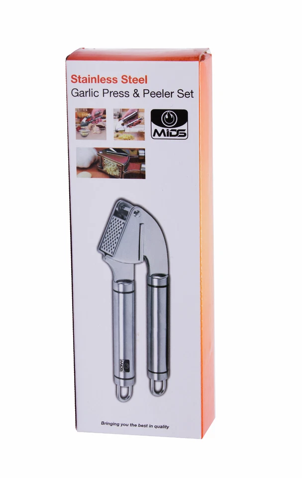 Premium Stainless Steel Garlic Press – Heavy-Duty, Rust-Resis & Ergonomic Design - Image 3 of 4