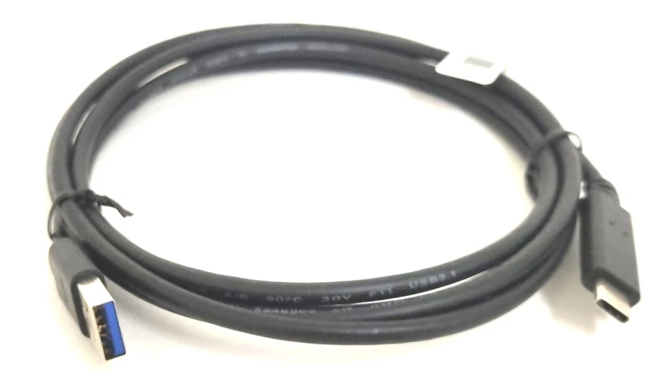 HP 914121-001 USB 3 to Type C Data Transfer Cable 1.8m PC Tablet Laptop Phone - Image 2 of 3