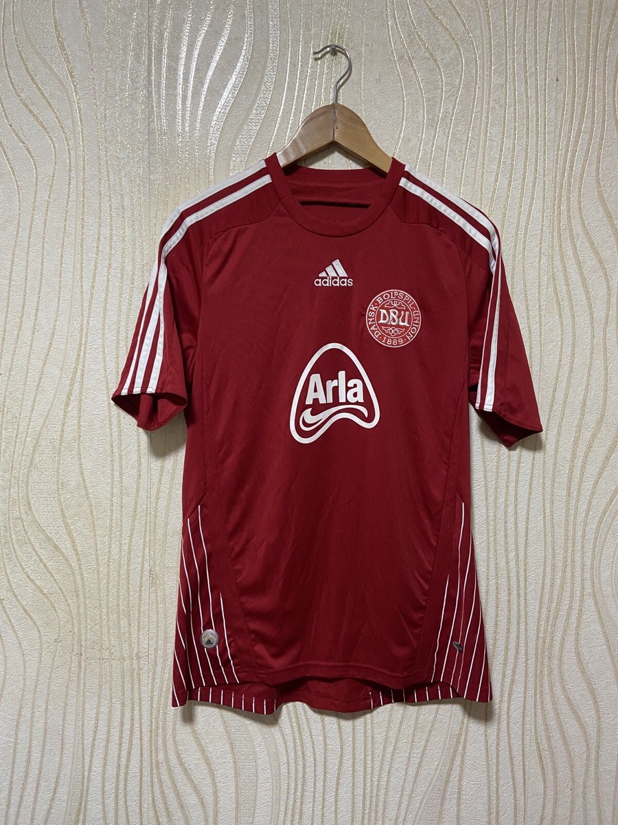 DENMARK 2008 2009 HOME FOOTBAL SHIRT SOCCER JERSEY ADIDAS 624045