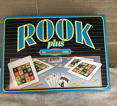 VINTAGE 1994 PARKER BROTHERS ROOK PLUS THE WILD BIRD GAME Complete!