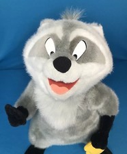 Disneyland Meeko Pocahontas Raccoon Plush Stuffed Jointed Disney Biscuit Toy