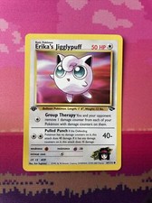 Pokemon Card Erika's Jigglypuff Gym Challenge 1st Edition Common 69/132 NM