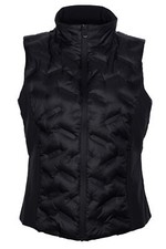 s Oliver Steppweste Weste Damen Gefüttert Outdoorweste Schwarz Regular Fit