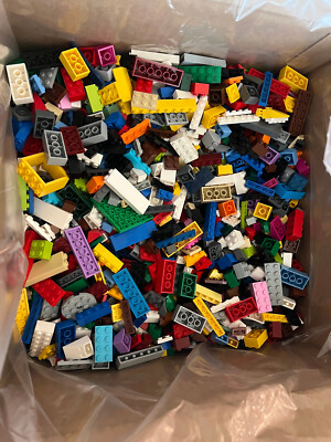  LEGO 3 lbs Pounds Basic Random Parts Building Plates & Blocks Washed Bulk Lot
