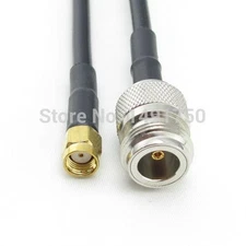 1pc N female to RP-SMA male RG58 20cm RF cable Quick USA Shipping