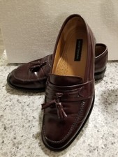 Bostonian Brown Leather Tassle Loafers Size 9M