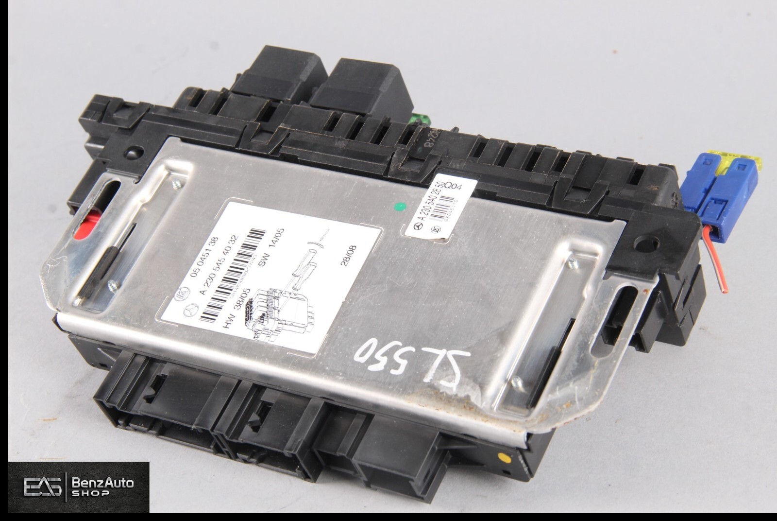 03-12 Mercedes R230 SL500 SL55 AMG SL550 Rear SAM Fuse Box Relay Module OEM