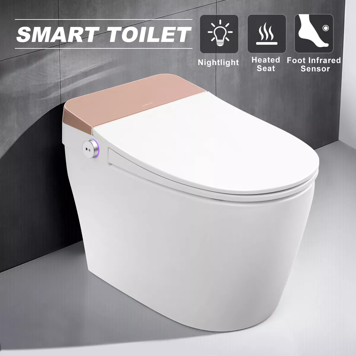 Sensor clearance toilet seat
