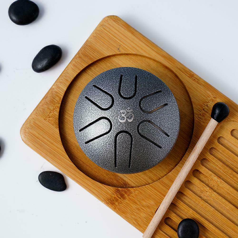 Buddha Stones Mini Steel Tongue Drum 3 Inch Sound Healing Drum Kit UK eBay